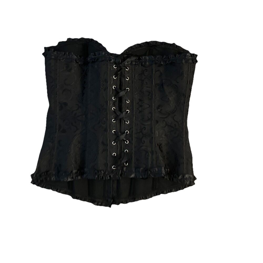 Corset Black Top Adjustable - Picture 2 of 3